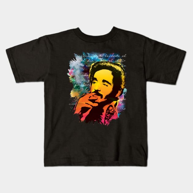 Willie Colón Shirt Kids T-Shirt by TheLaundryLady